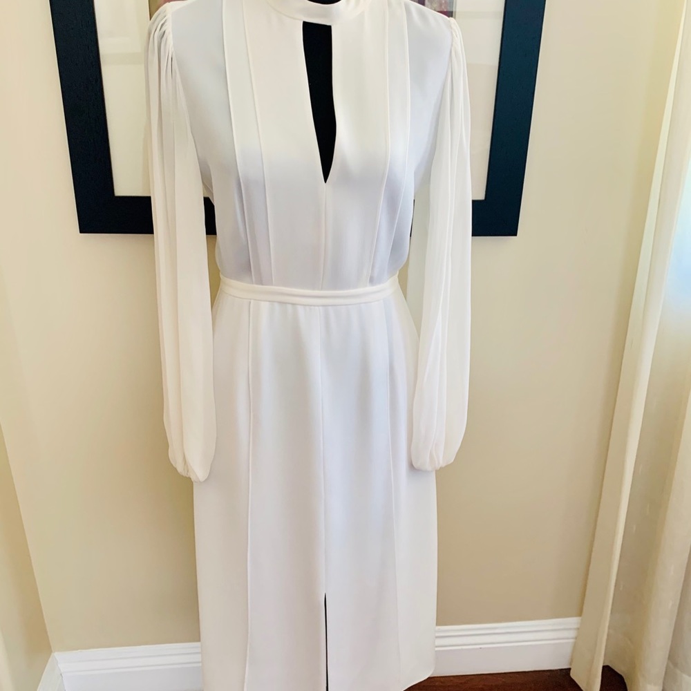 BCBG Max Azaria stunning classy flowy midi dress 2